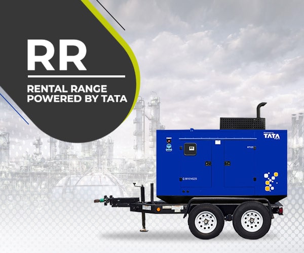 rishabh engineering rental range TATA genset